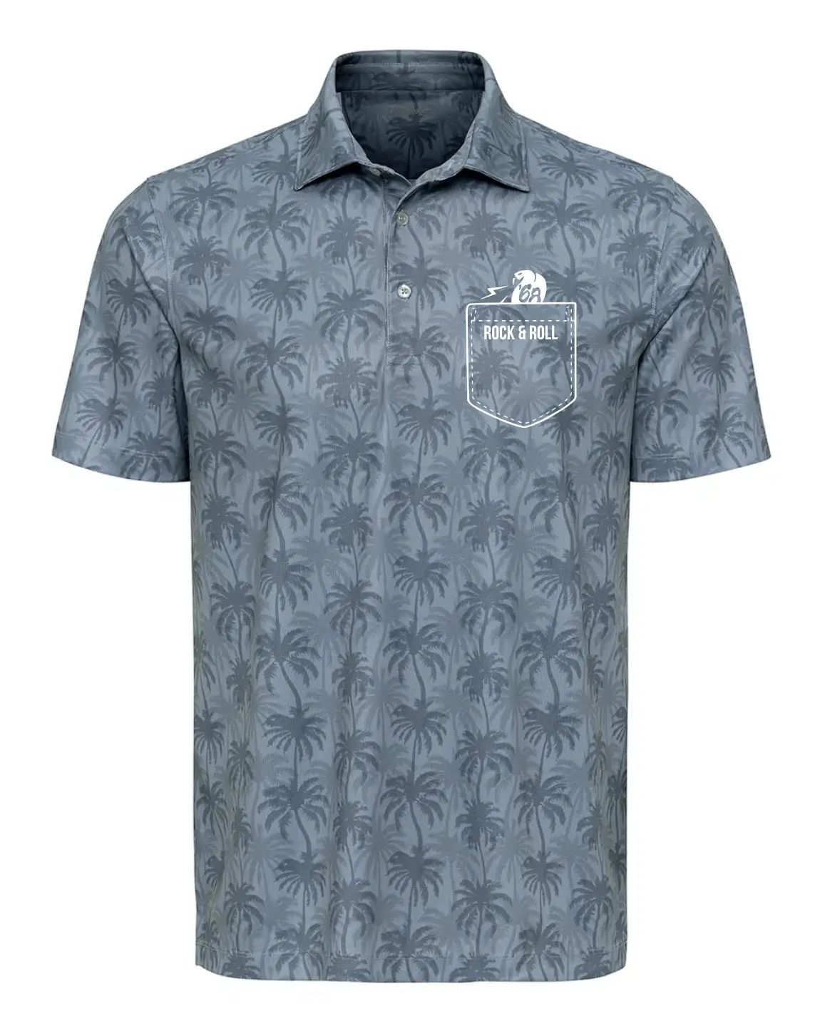 '68 Silky Polo Faux Pocket