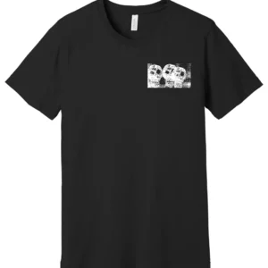 '68 3 Skull on Black