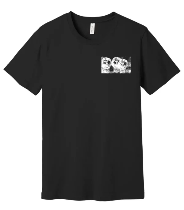 '68 3 Skull on Black