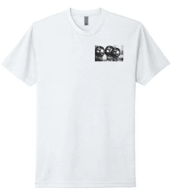 '68 3 Skull on White