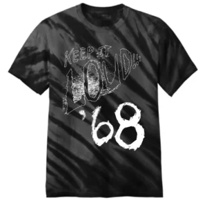 '68 Keep It Loud - Black Tiger Stripe Shirt