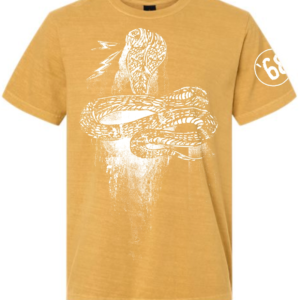 PRE-ORDER - '68 Mustard Snake T-shirt