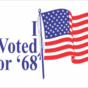 '68 I Voted Sticker