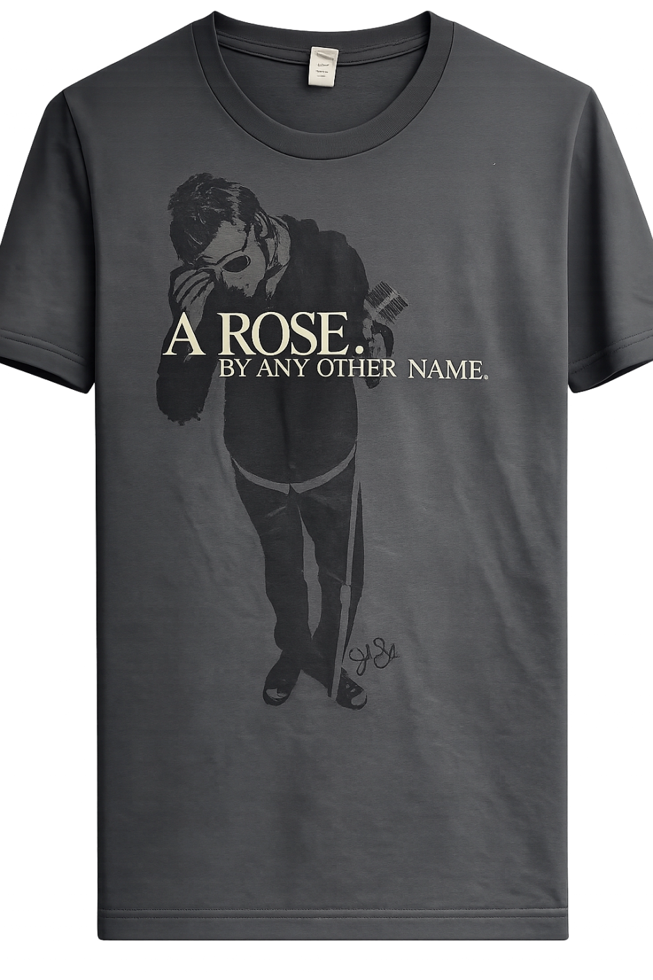 A Rose By Any Other Name - Charcoal T-shirt