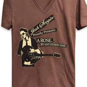 A Rose By Any Other Name - Dark Brown V-neck